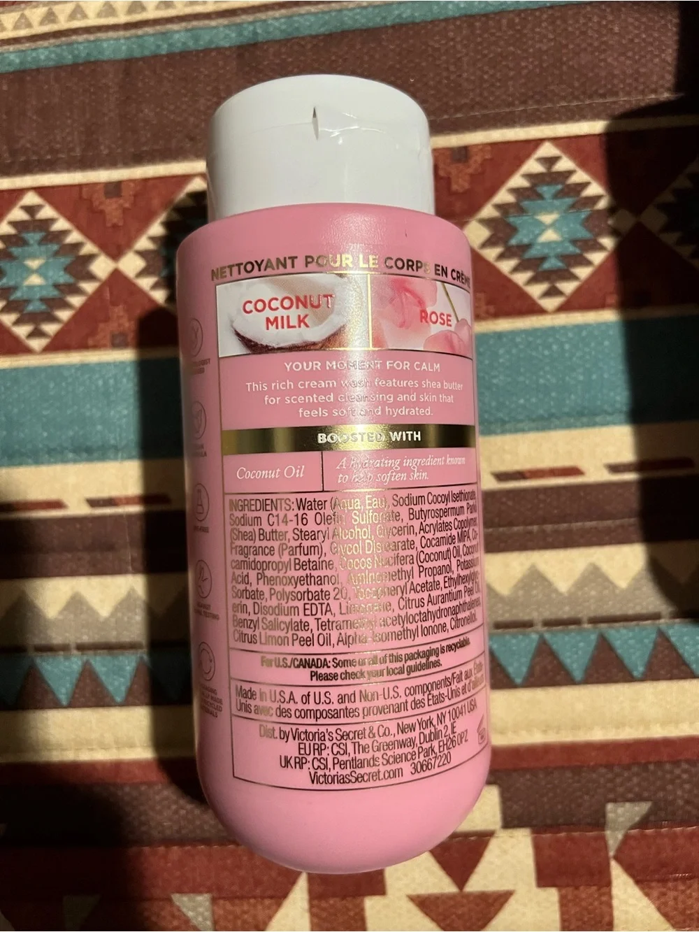 Victoria's Secret Coconut Milk Rose Body Wash - Pink